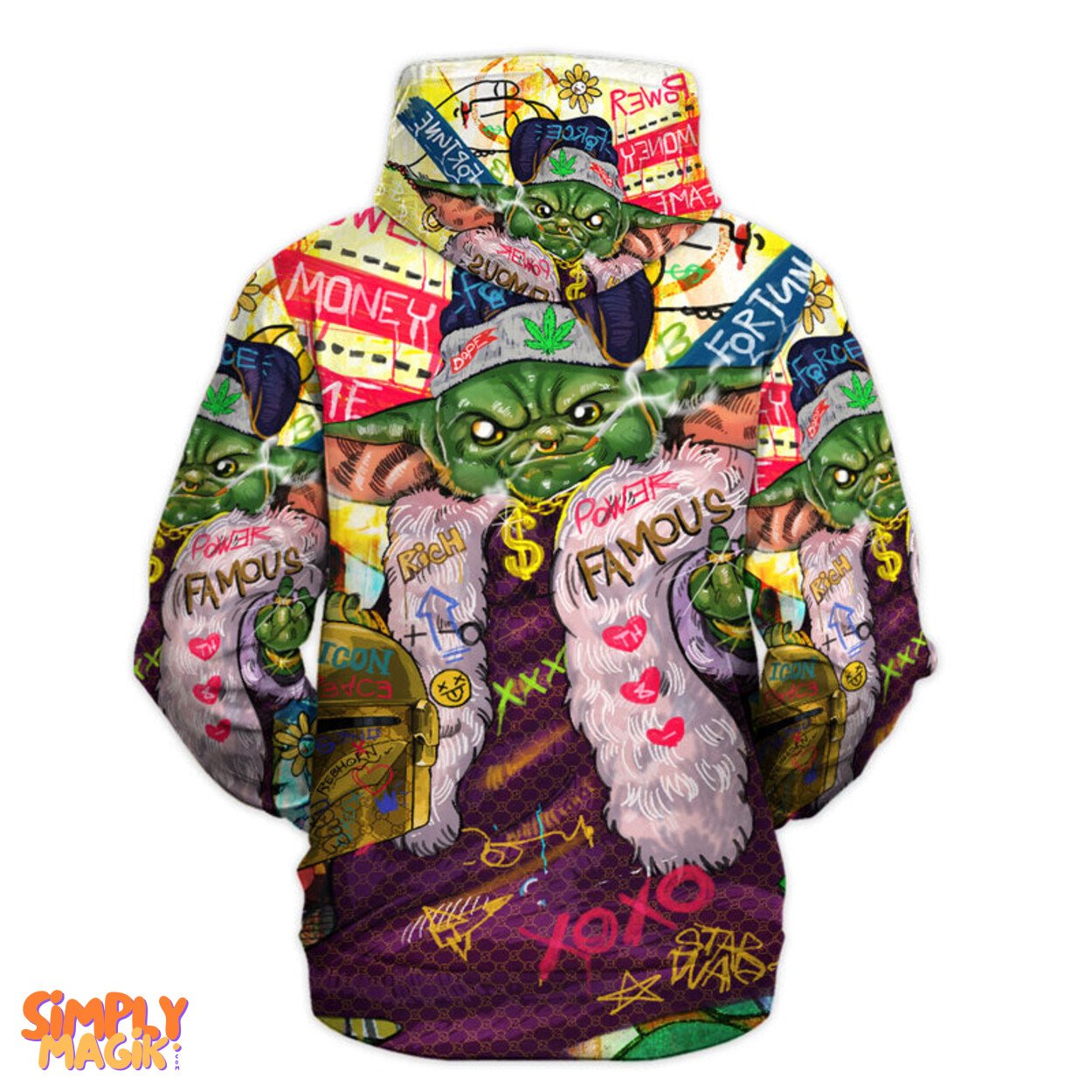 Galaxy Luxury Baby Yoda Louis Vuitton Tribute Star Wars Hoodie Simply Magik Custom Disney Shirts